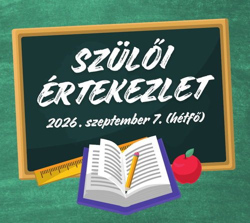Szülői értekezlet a Bethlenben, 2026. szeptember 7. hétfő