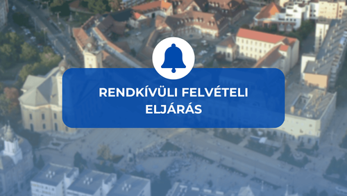 Rendkívüli felvételi eljárás